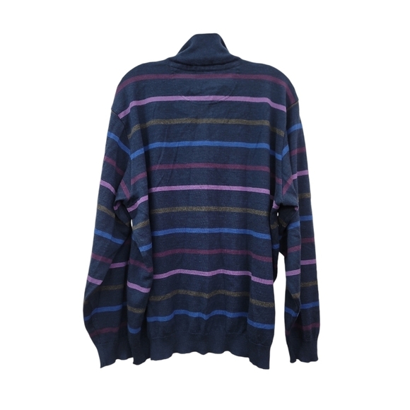 Paul and shark knitted Stripe Half zip Long-Sleeve Wool Sweater - Picture 2 of 8
